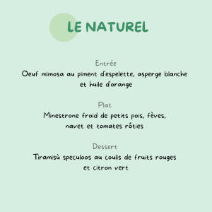 Le Naturel - Semaine 28 - 07 juillet 2025