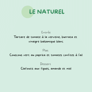 Le Naturel - Semaine 33 - 11 aout 2025