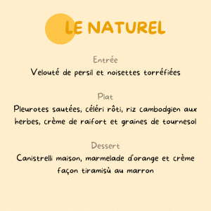 Le Naturel - Semaine 1 - 29 Janvier 2024